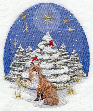 Nature's Christmas Fox