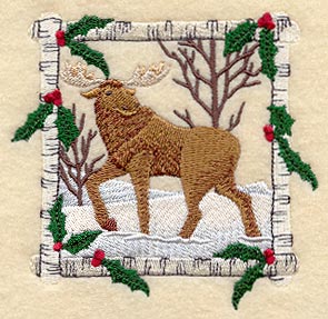 Christmas Moose Square