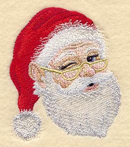 Winking Santa