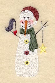 Cheerful Country Snowman
