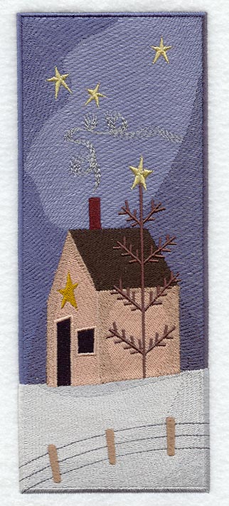 Country Christmas Panel 3