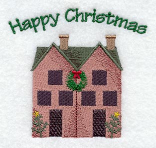 Happy Christmas Saltbox House (English)