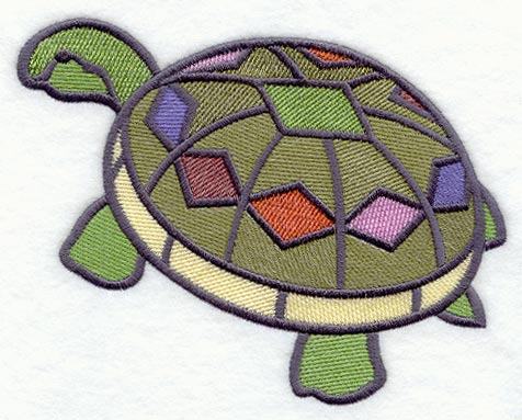 Stained Glass Turtle