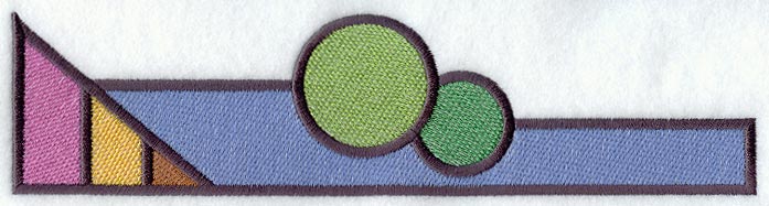 Arts and Crafts Stained Glass Border