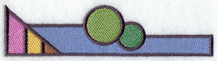 Arts and Crafts Stained Glass Border