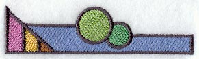 Arts and Crafts Stained Glass Border