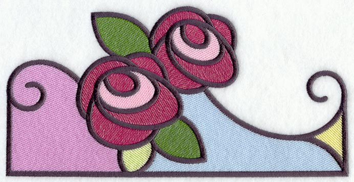 Arts and Crafts Roses Border
