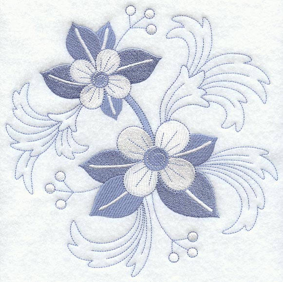 Out-of-the-Blue Flower Circle