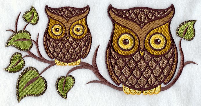 Retro Owl & Owlet