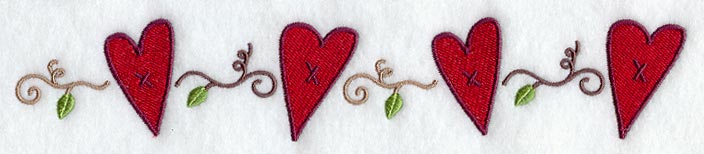 Country Heart Border