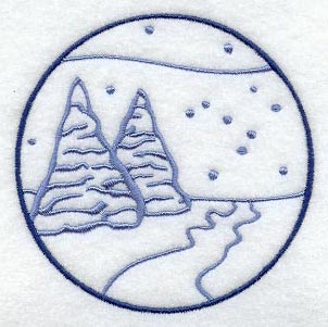 Winter Evergreen Circle