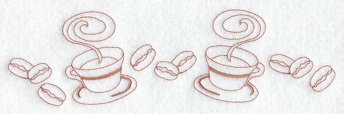 Cups and Beans Border