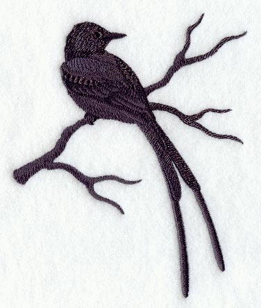 Scissor-Tail Flycatcher Silhouette