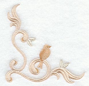 Birds and Swirls Corner