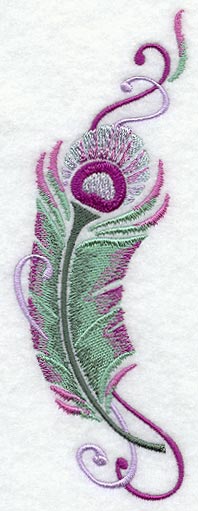 Peacock Feather Spray