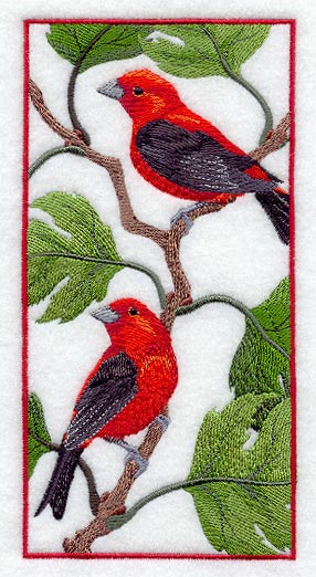 Scarlet Tanager Panel