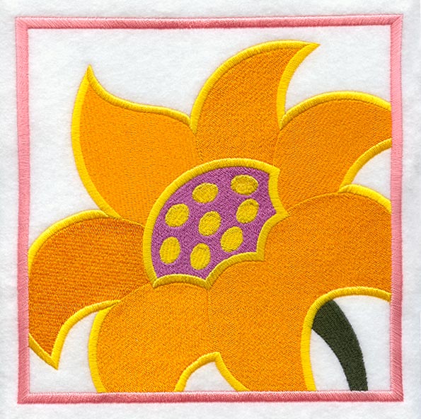 Splendid Sunflower Square