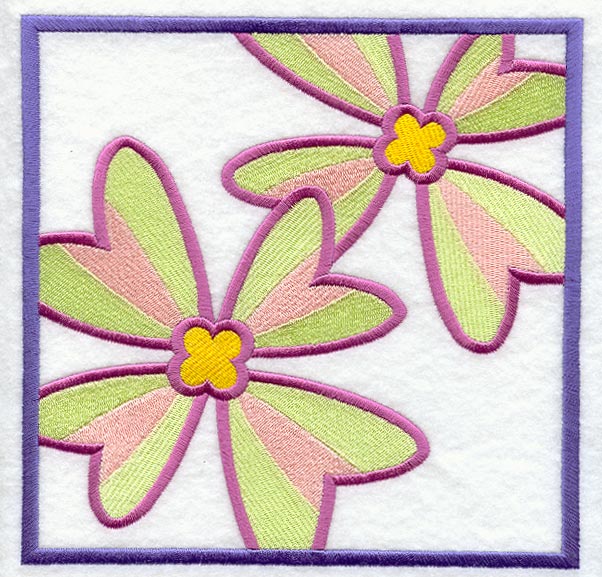 Wondrous Wild Flower Square