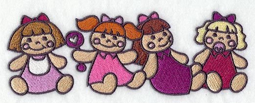 Darling Dolls Border