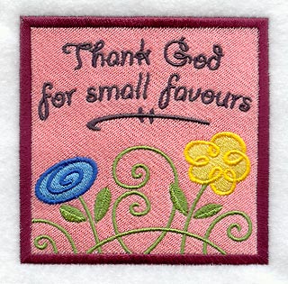 Thank God for Small Favours