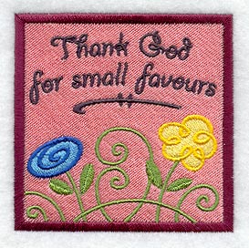 Thank God for Small Favours
