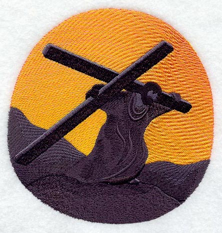 Jesus and Cross Silhouette