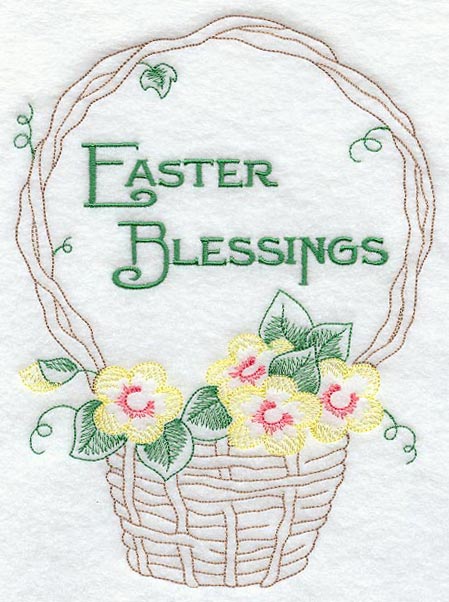 Easter Blessings and Grapevine Basket