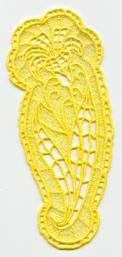 Rejoicing Lilies Bookmark (Lace)