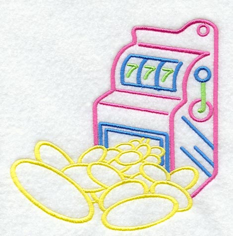 Slot Machine Neon Sign