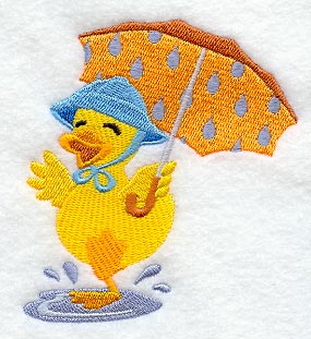 Desi Duck Under Umbrella