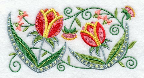 Jacobean Tulip Border