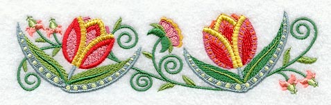 Jacobean Tulip Border