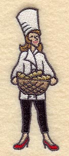 Lady Chef with Bread