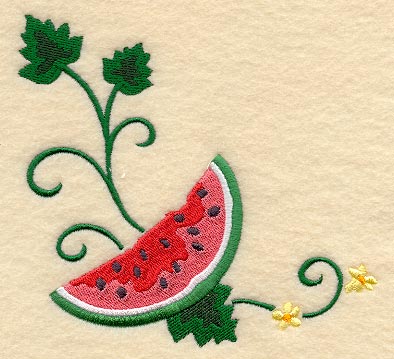 Watermelon and Vines Corner