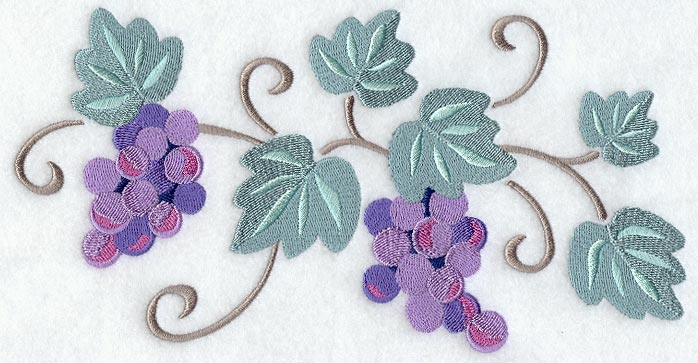 Sweet Grapes and Vines Border