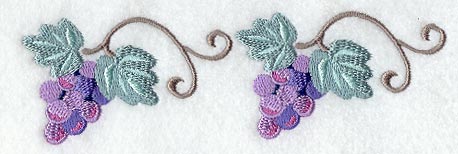 Sweet Grapes and Vines Border