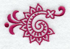 Indian Flower and Paisley II