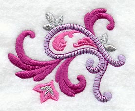 East Indian Paisley Flourish II