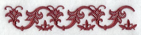 East Indian Folk Flowers Border