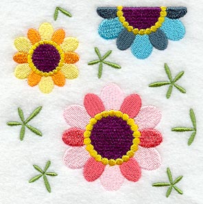 Flower Power Square - Sprouts