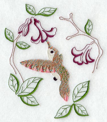 Hummingbird 2 (Variegated Thread)