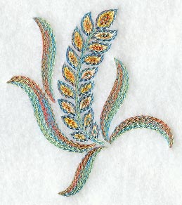 Crewel Fashion Flower 9 (Variegated Thread)