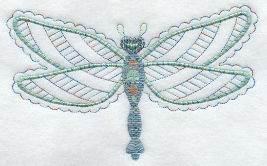 Flight of Fancy Dragonfly (Variegated Thread)