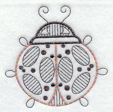 Flight of Fancy Ladybug (Variegated Thread)