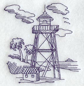 Skeletal-style Lighthouse