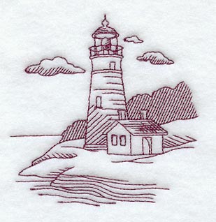 Cylindrical Tower Lighthouse