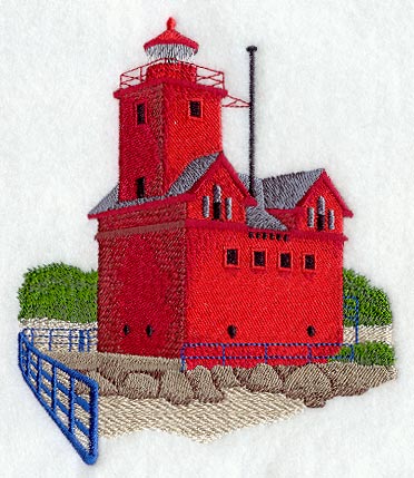 Holland Harbor Lighthouse (Big Red) (Michigan)
