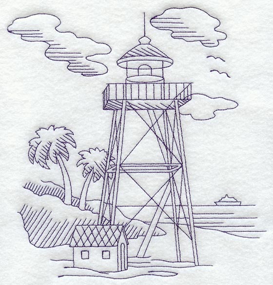 Skeletal-style Lighthouse