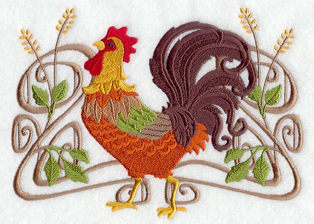 Art Nouveau Rooster
