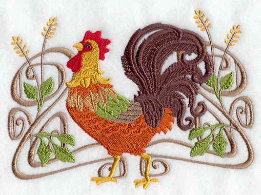 Art Nouveau Rooster